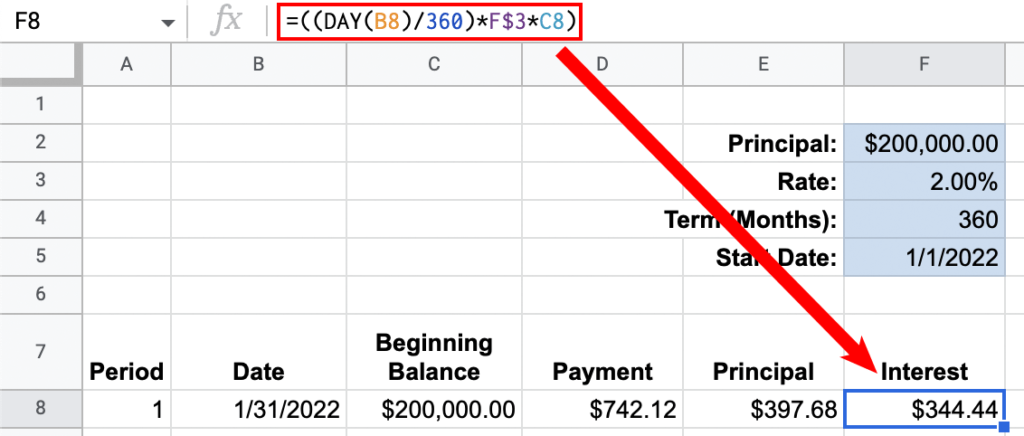 365/360 loan calculator