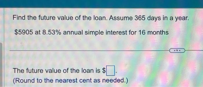 365/360 loan calculator