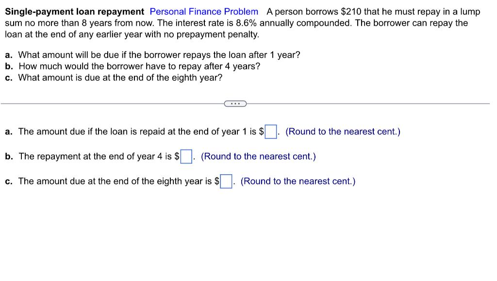 Volunteer mortgage loan servicing payment