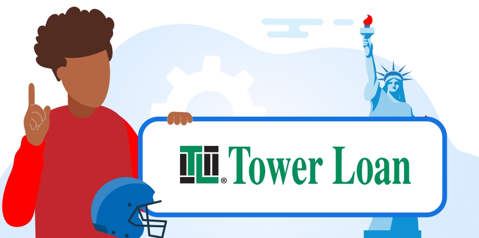 Tower loan log logo